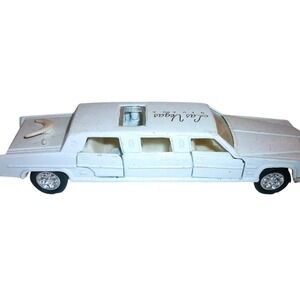 Majorette White Las Vegas Nevada Limousine Toy‎ Car Model Open Doors Sunroof